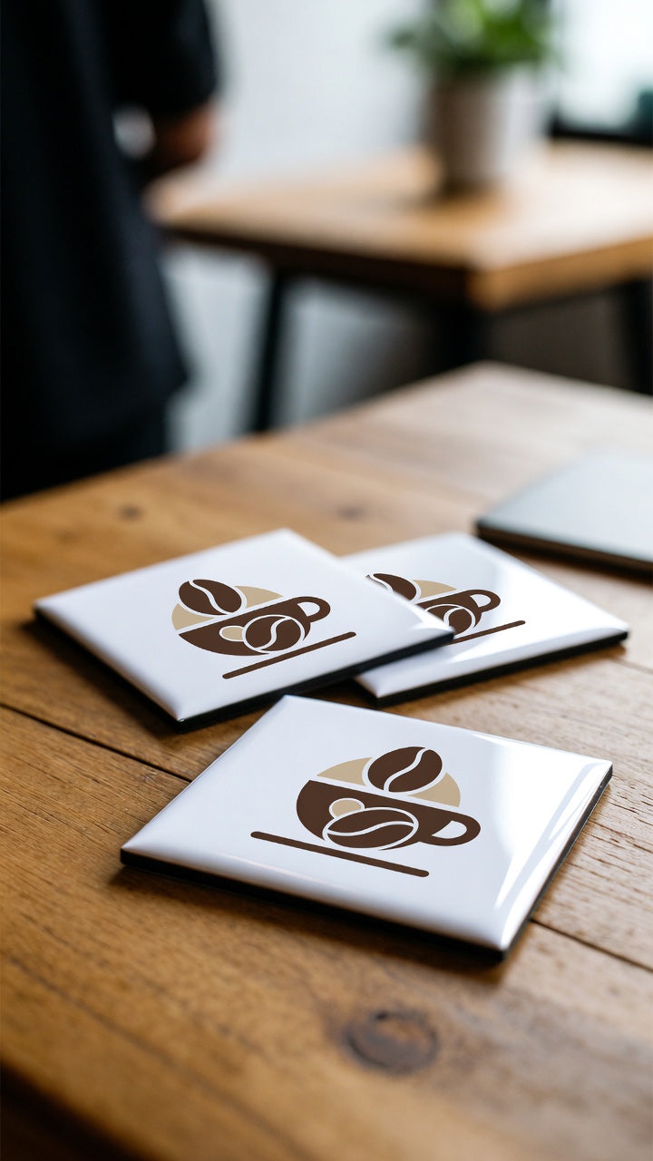 Custom Coffeeshop Magnets for Business