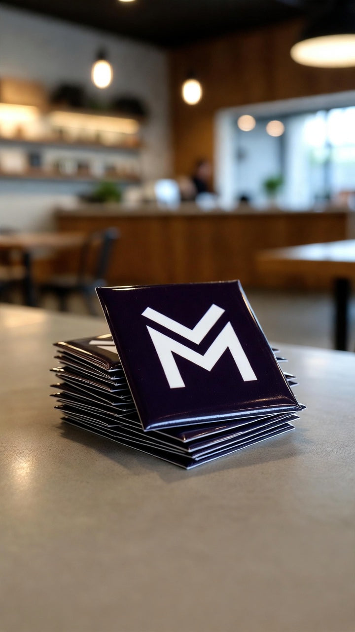 Custom Magnets for Businesses with Business Logo M Construction 