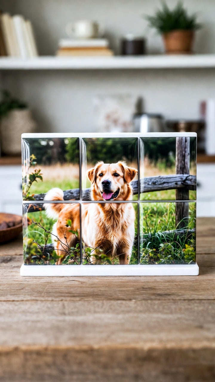 Upload Your Own Custom Magnet Puzzle Landscape 2x3 of a dog