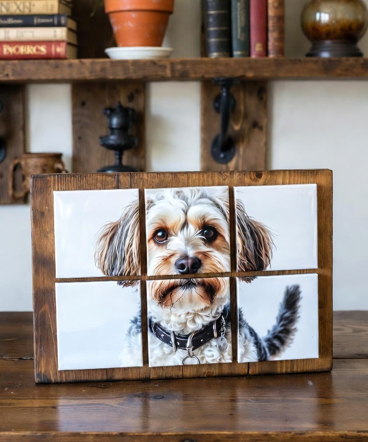 2x3 Upload Your Own Custom Magnets Puzzle Landscape of a small dog